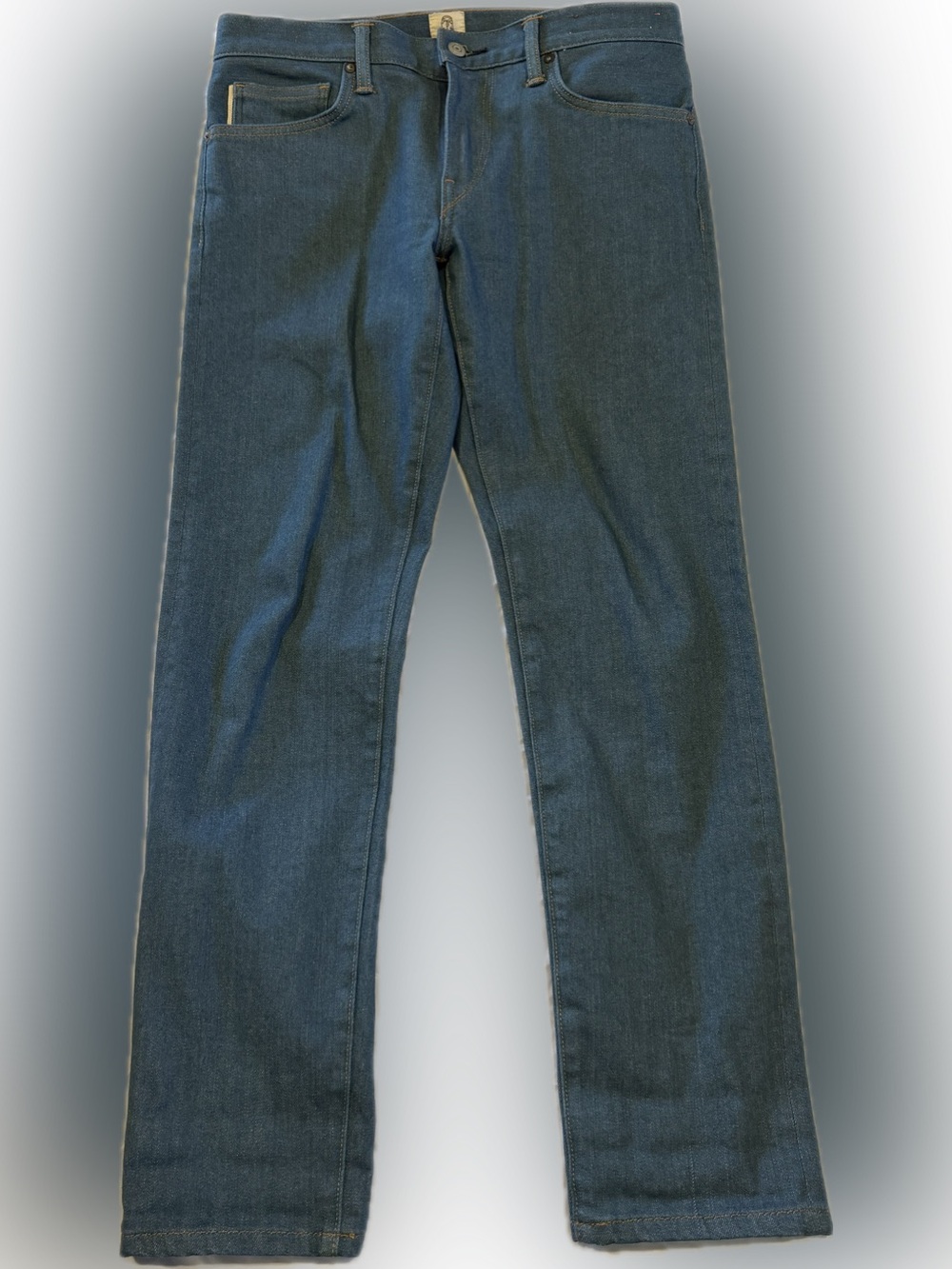 Hiroshi Kato Slim Fit Men's Jeans in Raw Blue